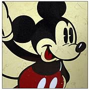 Mickey Mouse Classic Mickey Yellow Dots Stone Artwork